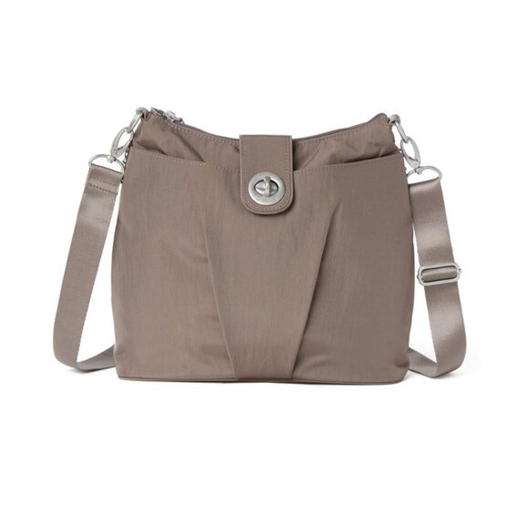 Baggallini Sorrento RFID Hobo Bag - Brown - Picture 1 of 6